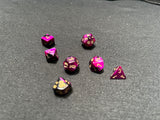 Chessex Mini Gemini Black-Purple/Gold Dice