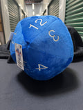 Giant Blue Plush D20