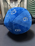 Giant Blue Plush D20
