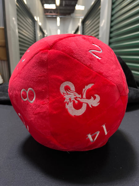 Giant Red D&D Plush D20