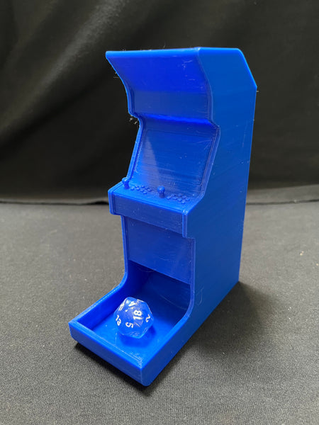 SnarkFish 3D-Printed Arcade Cabinet Dice Roller (Blue)