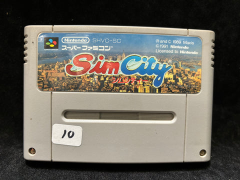 SimCity (Japanese) (Nintendo Super Famicom)
