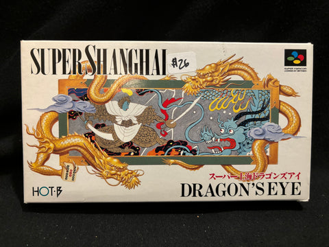 Super Shanghai Dragon's Eye (In Box) (Nintendo Super Famicom) (Japanese)