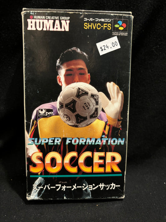 Super Formation Soccer (In Box) (Nintendo Super Famicom) (Japanese)