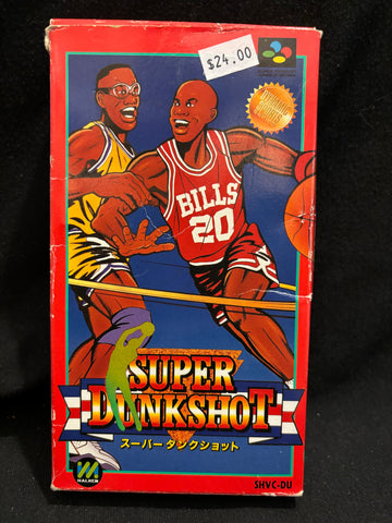 Super Dunkshot (In Box) (Nintendo Super Famicom) (Japanese)