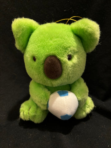 Kmart Green Koala Soccer Vintage Plush