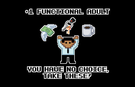 +1 Functional Adult (Male) 11" x 17" Print (POC)