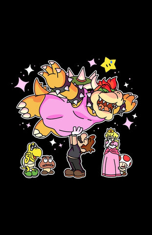 "Dirty Dancing vs. Super Mario Brothers" 11" x 17" Print