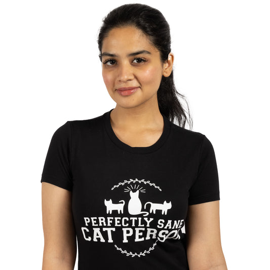 Perfectly Sane Cat Person T-Shirt (Unisex)