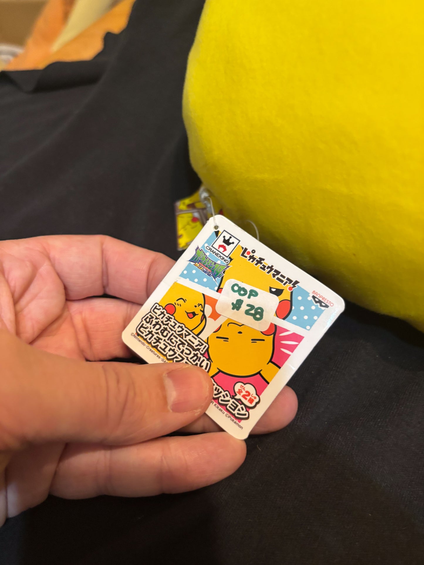 Pokemon Center Pikachu Plush Cushion