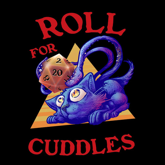 "Roll for Cuddles" Displacer Beast/Feline T-Shirt
