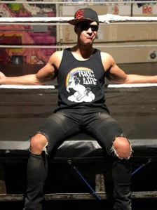 Thug Life Rainbow Unicorn Muscle Tank (Black)