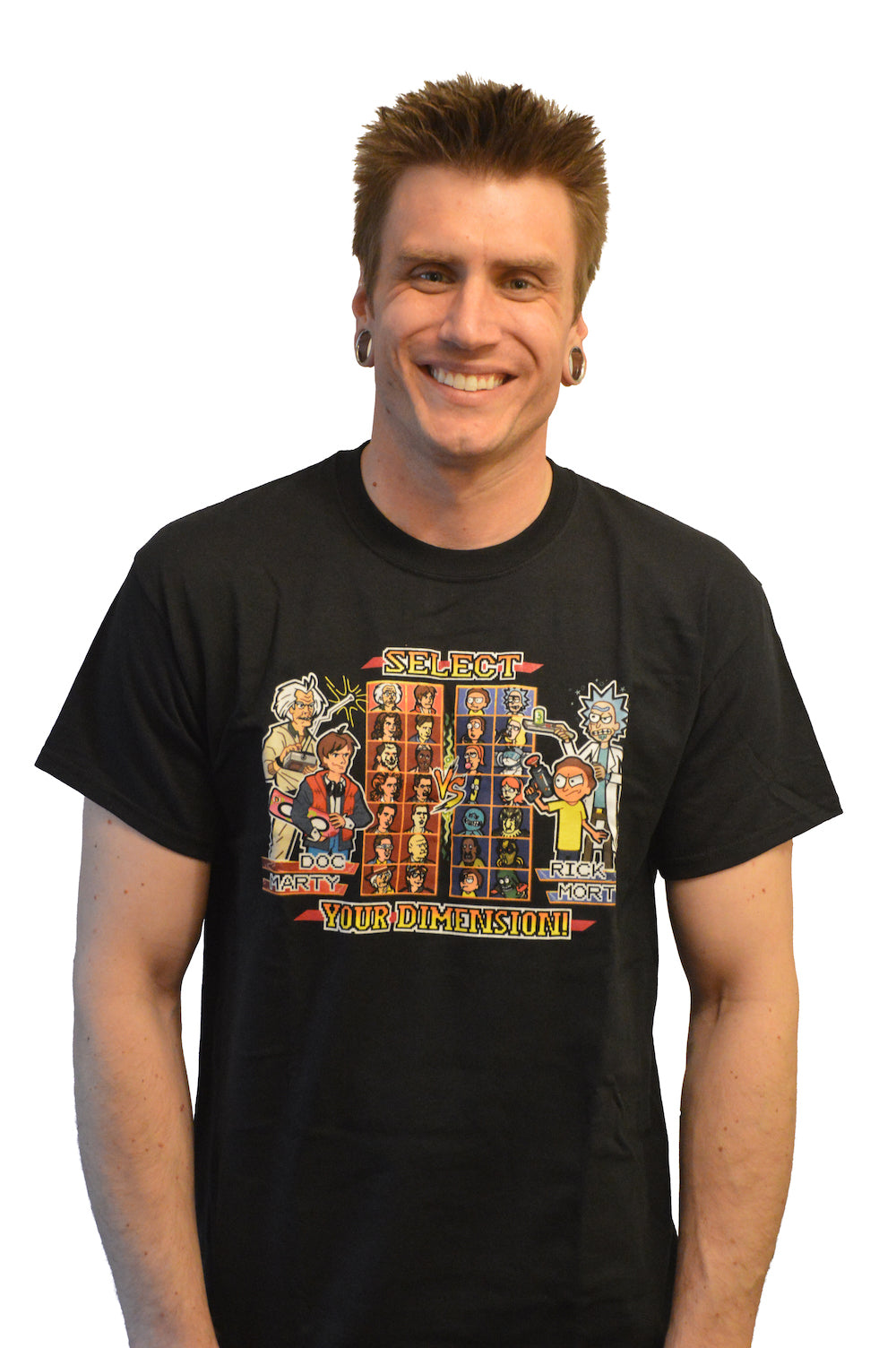 Doc Brown and Marty vs. Rick and Morty T-Shirt