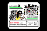 Pokemon vs. Dust Bunnies (Yellow) 11" x 17" Glossy Print