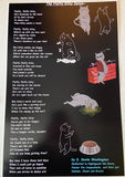 "Fluffy Kitty Dance" 11" x 17" Glossy Print