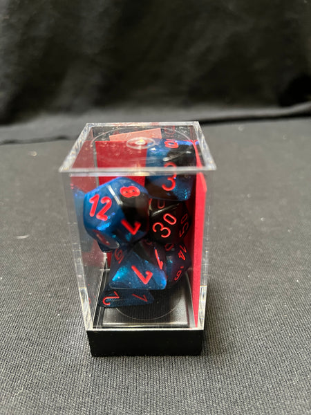 Chessex Gemini Black-Starlight/Red Dice