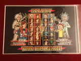 Doc Brown and Marty vs. Rick and Morty 11" x 17" Print