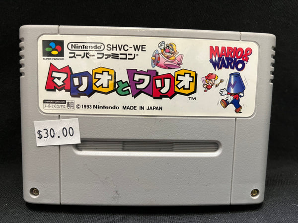 Mario & Wario Game - (Nintendo Super Famicom) (Japanese)