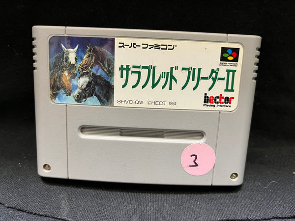 Thoroughbred Breeder II - (Nintendo Super Famicom) (Japanese)