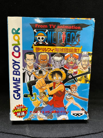 One Piece: Yume no Lufy Kaizokudan Tanjou - (Game Boy Color) (Japanese)