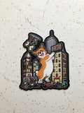 CORGZILLA!!! VINYL DECAL (4" )