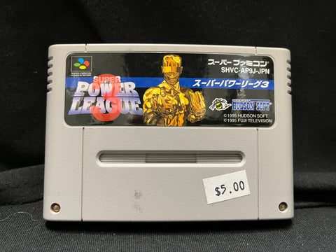 Super Power League 3 - (Nintendo Super Famicom) (Japanese)