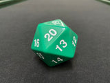 Large Solid D20 Dice (Green)