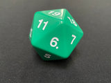 Large Solid D20 Dice (Green)