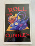 "Roll for Cuddles" Displacer Beast 11" x 17" Glossy Print