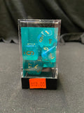 Chessex Borealis Teal/Gold Dice Kit