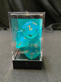 Chessex Borealis Teal/Gold Dice Kit