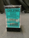 Chessex Borealis Teal/Gold Dice Kit