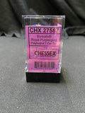 Chessex Borealis Purple/Gold Dice Kit