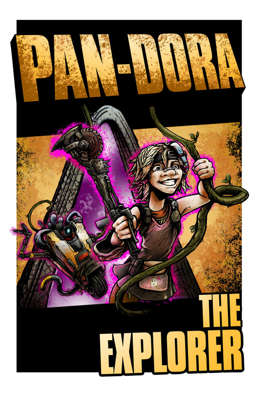 Pan-Dora the Explorer 11" x 17" Glossy Print