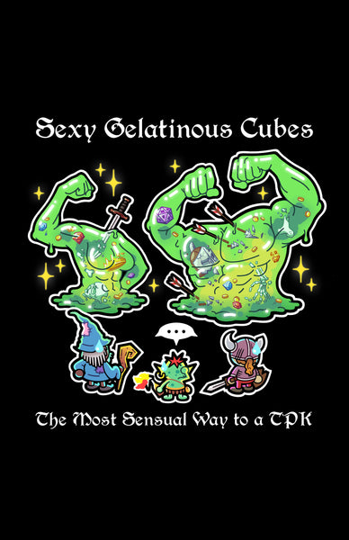 Sexy Gelatinous Cube 11" x 17" Glossy Print